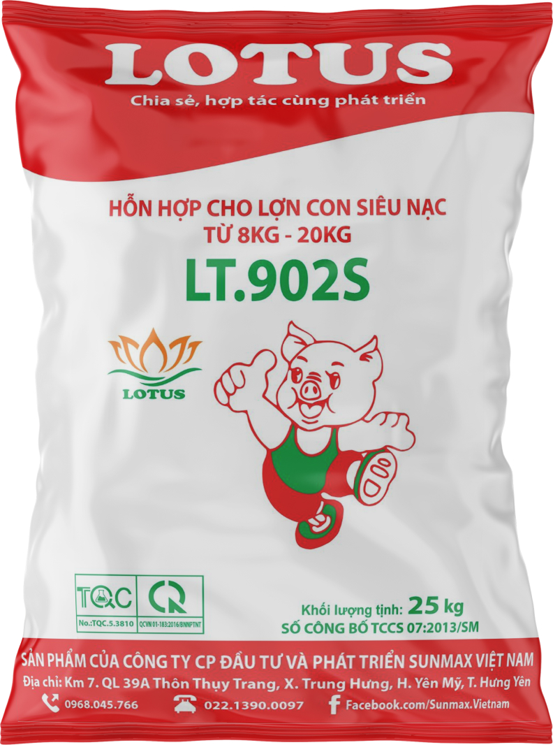 Hỗn hợp cho lợn con siêu nạc từ 8kg - 20kg LT.902S