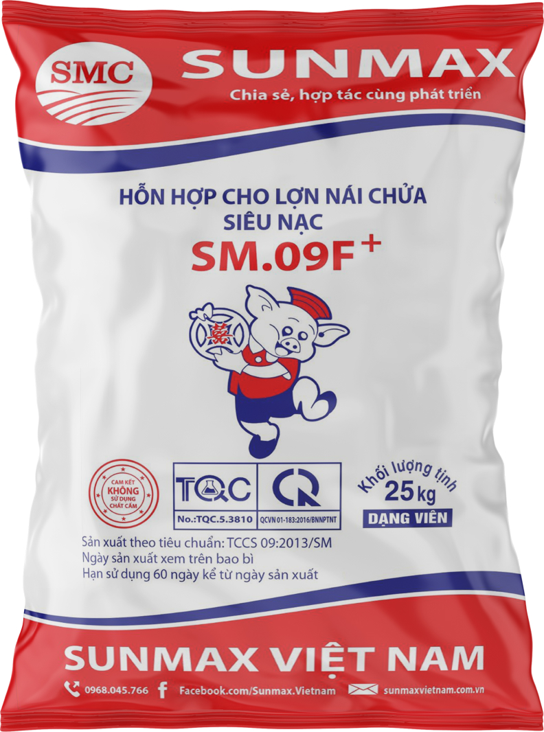 Hỗn hợp cho lợn nái chửa siêu nạc