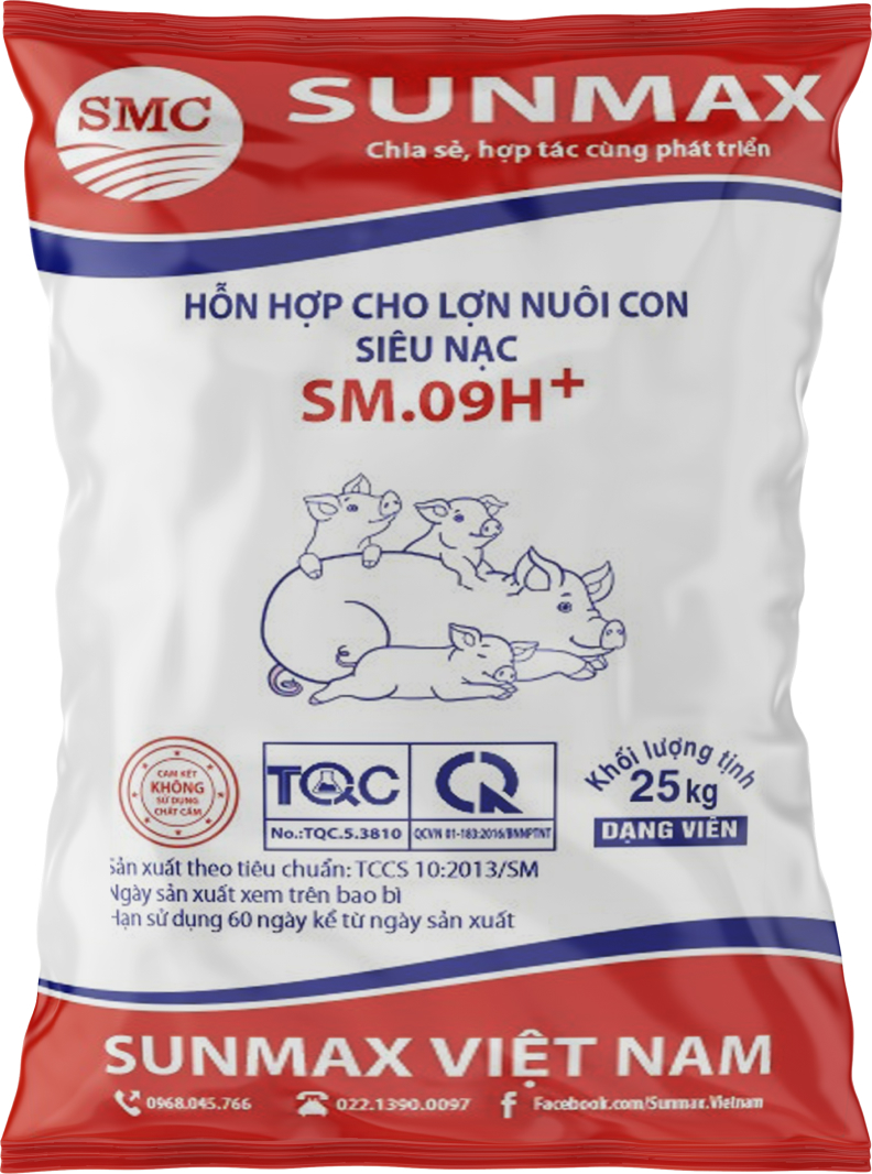 Hỗn hợp cho lợn nuôi con siêu nạc